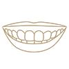 Ícono de sonrisa gingival